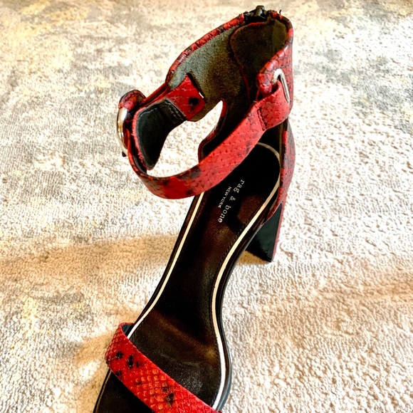 Rag & Bone Ellis Heeled Leather Sandals - Picture 5 of 9